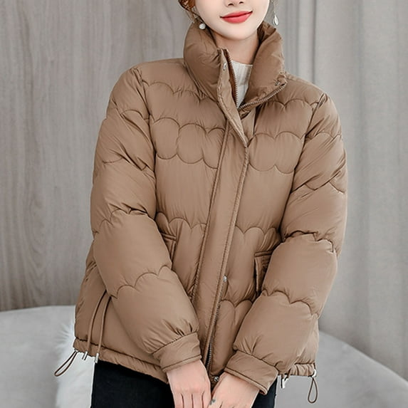 Ofreoo Fashion Women's Casual Long Sleeve Solid Zipper Pocket Ladies Tops Blouse Coat Outwear Jacket Christmas Gift