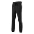 thumbnail image 1 of Ofreoo Men's Casual Color Block Sports Pants Slim Leg Summer Savings Black XL, 1 of 6