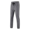 thumbnail image 1 of Ofreoo Men's Casual Loose Fit Drawstring Sports Pants Summer Deals Gray XXXL, 1 of 4