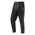 thumbnail image 1 of Ofreoo Men's Drawstring Pants – Casual, Solid Color, Elastic Waist, Pocketed Sales Online Deals Black M, 1 of 9