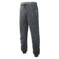 thumbnail image 1 of Ofreoo Men's Jogger Pants – Casual, Elastic Waist & Cuffed Ankles, Pockets, Solid Color Sales Online Deals Dark Gray XL, 1 of 3