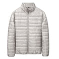 thumbnail image 1 of Ofreoo Men's Winter Down Jacket Zipper Cardigan Pocket Long Sleeve Padded Jacket Coat, 1 of 9