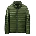 thumbnail image 1 of Ofreoo Men's Winter Down Jacket Zipper Cardigan Pocket Long Sleeve Padded Jacket Coat, 1 of 3