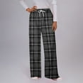 thumbnail image 1 of Ofreoo Wide Leg Pants for Women Lightweight Drawstring Waist Loose Solid Color Casual Pants, 1 of 5