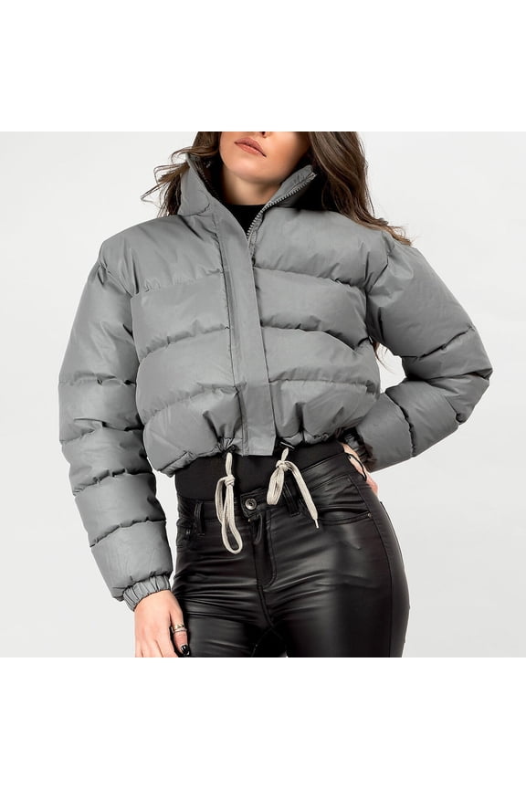 Women’s Casual Colorful Long Sleeve Hooded Jacket Family Gifts Gray M