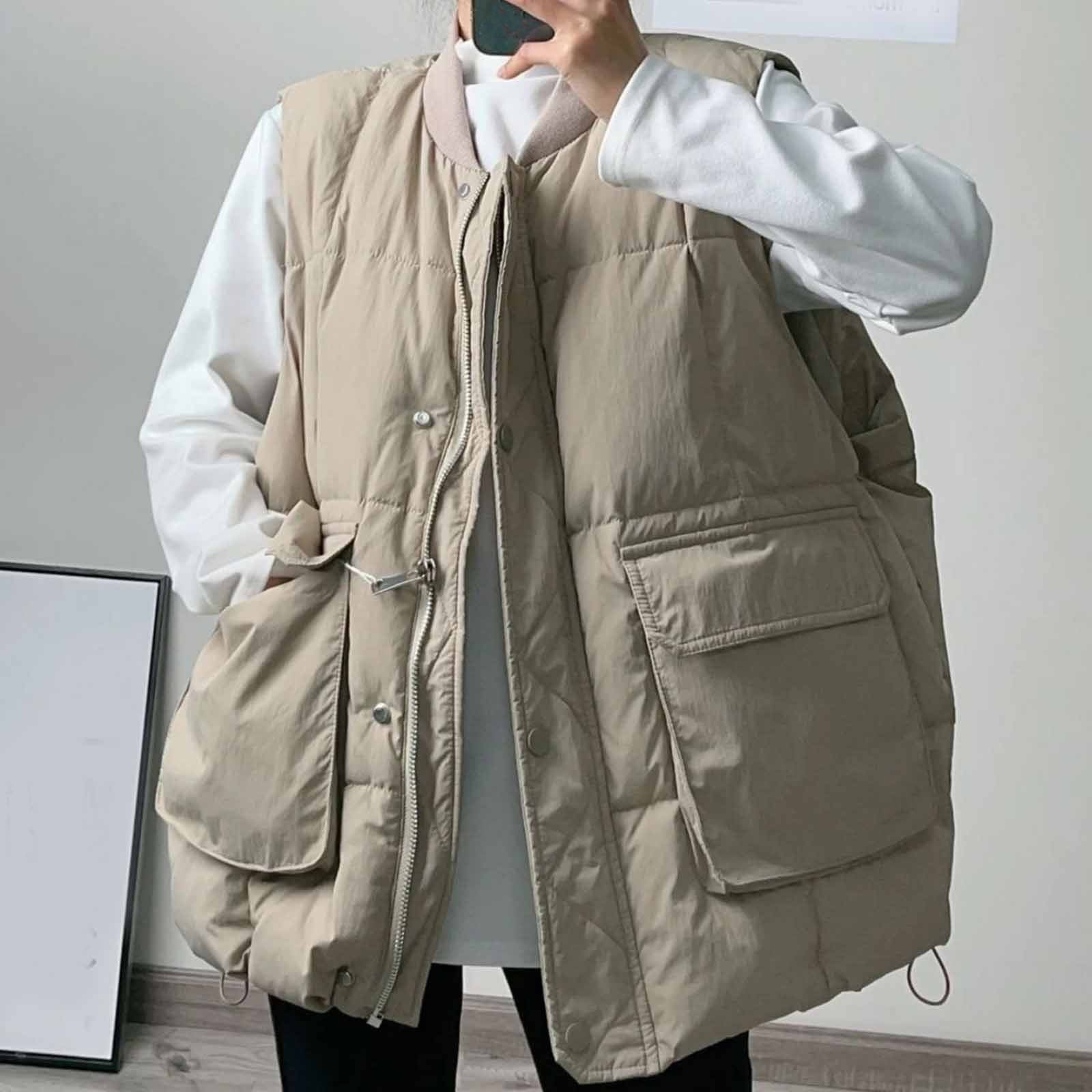 Ofreoo Women's Fashion Long Sleeve Button Solid Outing Causal Coat Cardigan Parkas Womens Fall Fashion 2024 Great Gifts for Less