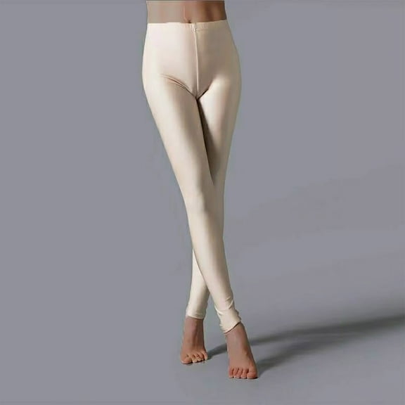 Ofreoo Womens High Waist Solid Color Running Workout Yoga Leggings with Pockets Sports And Casual Wearing Leggings Outside Pants