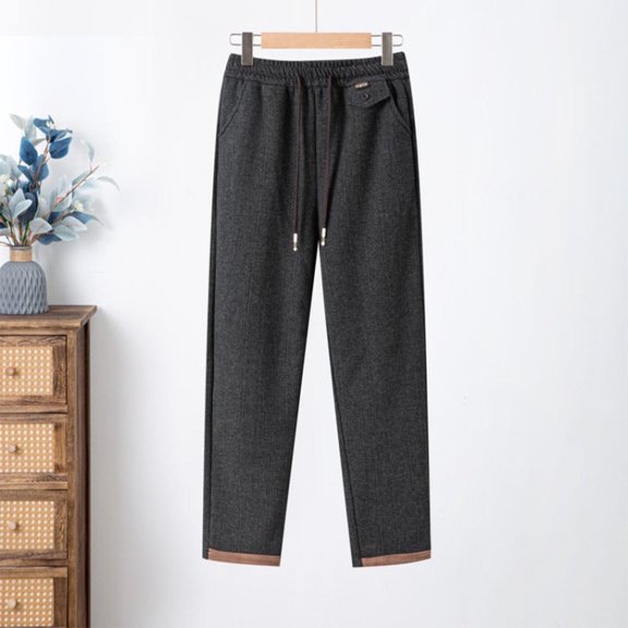 Ofreoo Womens Wide Leg Lounge Pants with Pockets Plush Thick Warm Loose High Waisted Casual Pants Work Pants