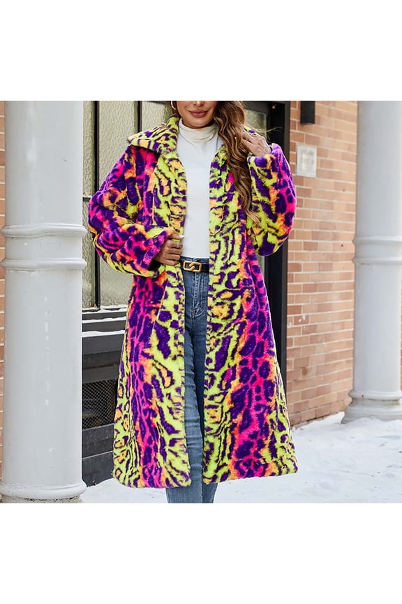 Womens Winter Coats Warm Solid V-neck Faux Fur Jacket,Holiday,Wedding,Party ,Christmas Gift