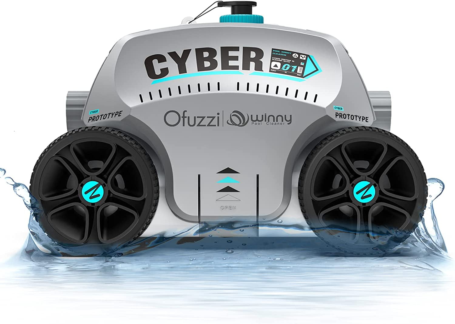 Ofuzzi Upgraded Cyber Cordless Robotic Pool Cleaner, Automatic Pool