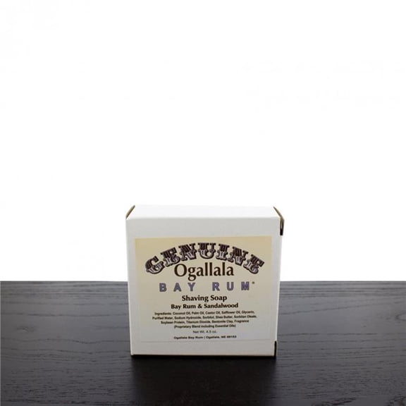 Ogallala Bay Rum and Sandalwood Shaving Soap