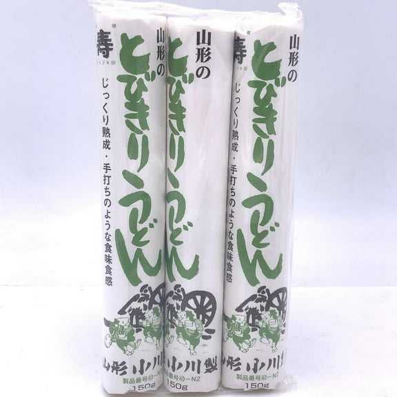 Ogawa Yamagata No Tobikiri Udon Japanese Style Noodle 450g/(3pc)
