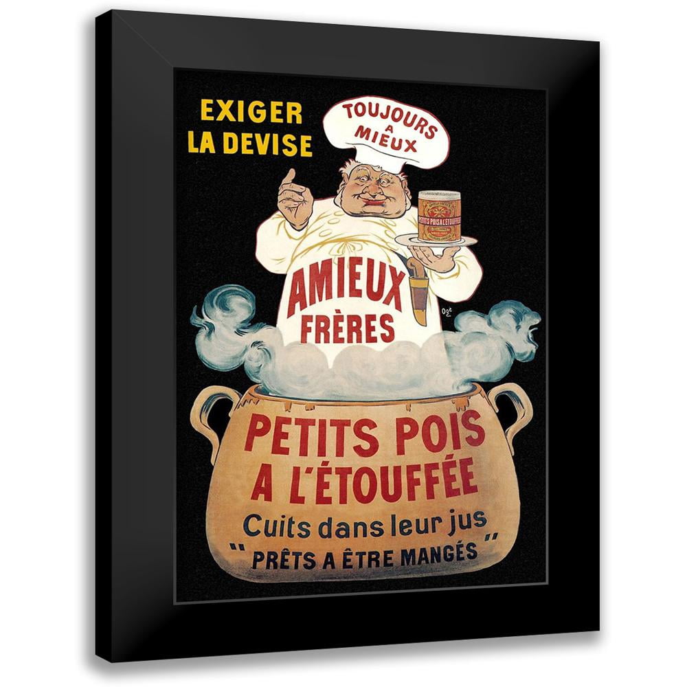 Oge, Eugene 17x24 Black Modern Framed Museum Art Print Titled - Cooks ...