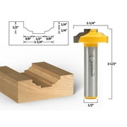 Ogee CNC Cabinet Door Rail & Stile Router Bit - 1/2 Shank - Yonico 13083