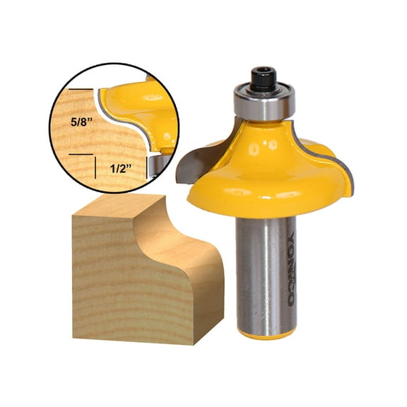 Ogee Edging and Molding Router Bit - Large - 1/2" Shank - Yonico 13148
