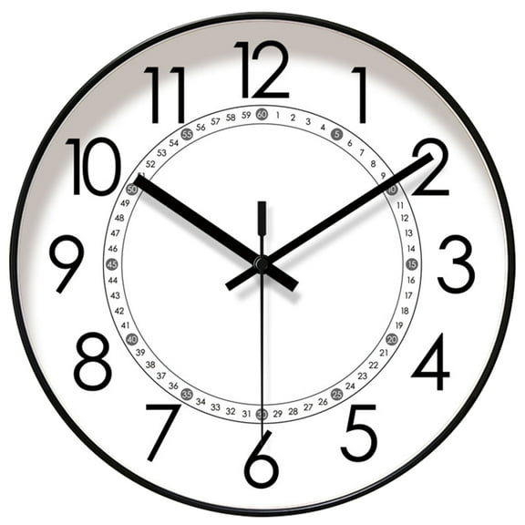 Ogetok Fashion 10" inch Clock an Attractive Wall Clock! Silent Sweep Non-Ticking Clock Movement High-Quality Keeps Accurate Time.