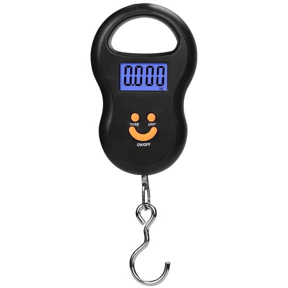 Ogetok Portable Digital Scale Handheld with Backlight Stainless Steel Hook for Luggage Kitchen Fishing 1g Precision Tare Function Unit Switching