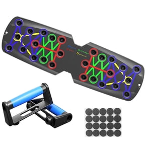 Ogetok Push Up Board 4 in 1 Portable Fitness Station Foldable Strength Training Equipment Targets Chest Shoulders Back Triceps Muscles