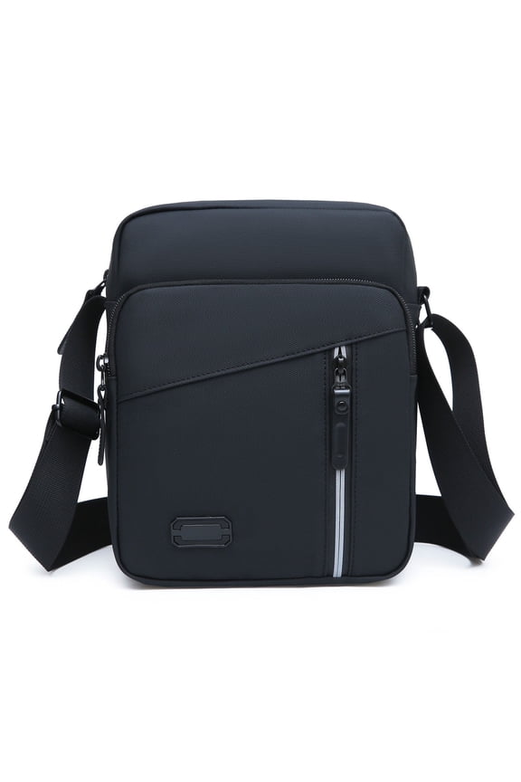 Reflective Shoulder Bag for Women Men - Black Reflective Backpack with Safety Night Cycling Running Backpack