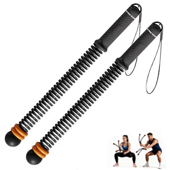 Ogetok Ropeless Battle Ropes Adjustable Resistance Home Gym Equipment Full Body Workout with Non Slip Grip Portable Core Strength Training Fitness Gear for Men Women
