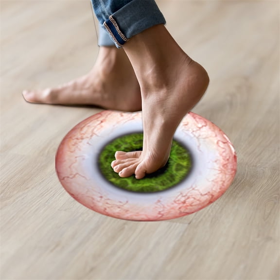 Oggfader 11 inches*4 sheets,8 inches*4 sheets,6 inches*4 sheets Halloween Floor Stickers Horror Eyes Party Decoration Stickers