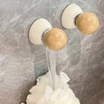 thumbnail image 1 of Oggfader 2 Pack Dopamine Decor Suction Cup Hooks - Damage-Free No Drill Removable Small Storage Hooks for Bathroom Bedroom Home Decor, Khaki, 1 of 5