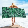 thumbnail image 1 of Yarino 60inx30in Microfiber Beach Towel Super Lightweight Colorful Bath Towel Sandproof Beach Blanket Multi-Purpose Towel For Travel Swimming Pool 30x60 Inch Multicolor, 1 of 7