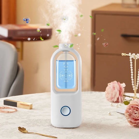 Oggfader Air Purifiers for Home Pets,Automatic Aromatherapy Machine Spray Perfume Machine Toilet Deodorizer Household Machine Perfume Machine Diffuser 50ml,White