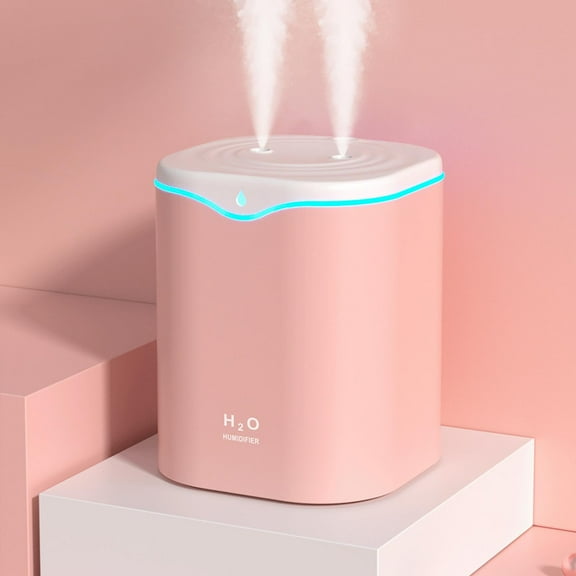 Oggfader Alarm Clock for Heavy Sleepers Adults Mini USB Double Humidifier Household Desktop Large Capacity Small Portable Humidifier