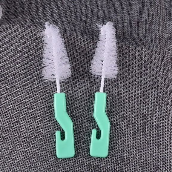 Oggfader Ba-by Bottle Brush with Hook, Soft & Sturdy Bristles - Multi-Purpose Nipple & Inf-ant Feeding Accessories Cleaning Brush, Scratch-Free