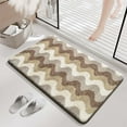 thumbnail image 1 of Yarino Bath Mats 24in x 16in Bedroom Straight Plush Carpet Floor Mats Bathroom Absorbent Non-slip Mats Kitchen Foot Mats,Machine Wash Bathroom Rugs And MatsFor Bath,Tub And Shower Red, 1 of 9