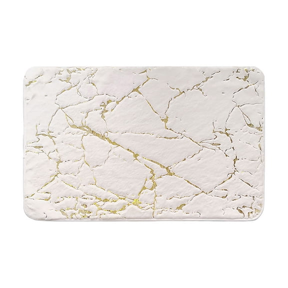 Oggfader Bath Mats for Bathroom Cobblestone Embossed Bathroom Bath Mat Non-slip Carpets In Wash Basin Bathtub Side Floor Rug Shower Room Doormat Memory Foam Pad 24in x 16in