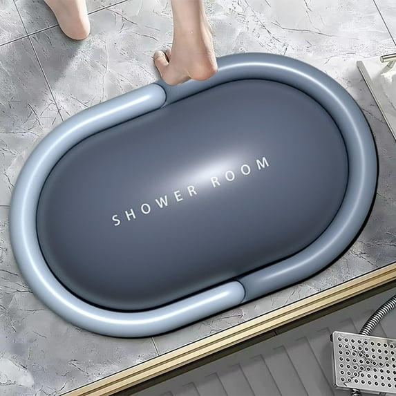 Oggfader Bath Mats for Bathroom Diatom Mud Bathroom Rug Bath Mat Super Absorbent Living Room Floor Mat Non Slip Bottom Kitchen Doormat QuickDrying Nonslip Door Mat Bathmat Rugs