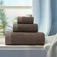 thumbnail image 1 of Oggfader Bath Towel Sets Sale Bath Towels Set For Bathroom Cotton Thick Soft Absorbent Towel Set Of 3 Household Wash Face Gift Towel Coffee, 1 of 7