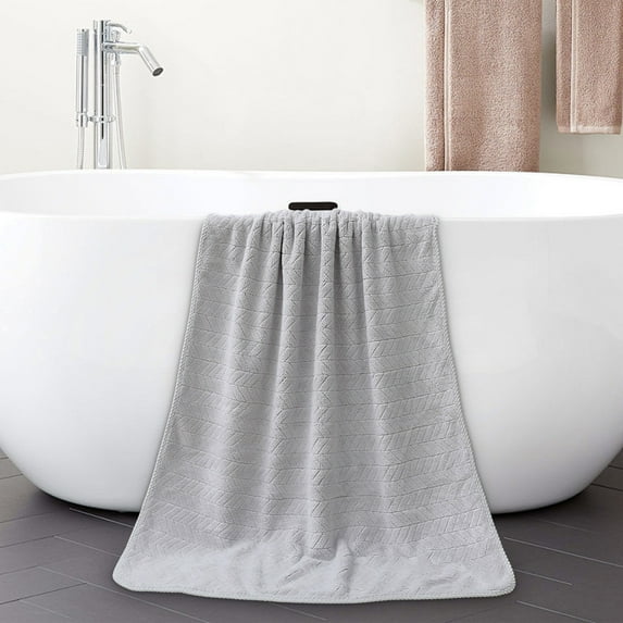 Oggfader Bath Towels on clearance Corals Velvet Towel Adult Household Daily Absorbent Dry Hair Towel Hair Don't Fall Towel Bath Towel Beach Towel Wheats Ear Towel