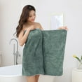 thumbnail image 1 of Oggfader Bath Towels on clearance Bath Towels Set For Bathroom Cotton Thick Soft Absorbent Towel Household Wash Face Gift Towel Green, 1 of 1