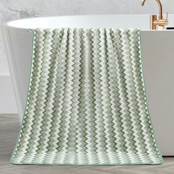 Oggfader Bath Towels on clearance Bath Towels Set For Bathroom Cotton Thick Soft Absorbent Towel Household Wash Face Gift Towel Green