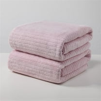 Oggfader Bath Towels on clearance Large Velvet Bath Towel Thicken Absorbent Soft dry Adult Towel Bath Towel Purple