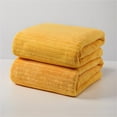 thumbnail image 1 of Oggfader Bath Towels on clearance Large Velvet Bath Towel Thicken Absorbent Soft dry Adult Towel Bath Towel Yellow, 1 of 5