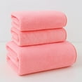 thumbnail image 1 of Oggfader Bath Towels on clearance Towel Bath Towel Set Velvet Spun Highly Absorbent Soft Bath Towel Suitable For Bathroom Spa Gym Pink, 1 of 1