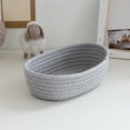 Oggfader Bathroom Organizer Baskets Cotton Rope Storage Woven Basket