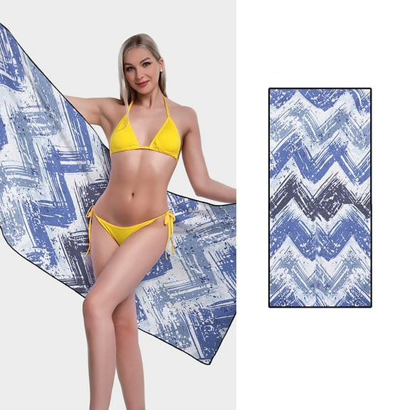 Oggfader Beach Towels Oversized 150x75CM Beach Towel Quick Dry Camping Sports Beach Backpacking Yoga Gym Travel Towel Soft Compact Lightweight(59×29.5in) On Clearance