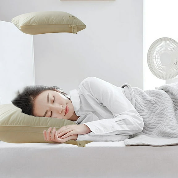 Oggfader Bed Pillows for Sleeping Neck Support Pillow Core With Soft Cushioning Ideal Bedside Hugging Pillow For Home Use