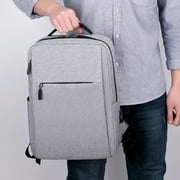 Oggfader Business Backpack Bag For Travel Flight Fits 15.6 Inch Laptop With USB Charging Port,Gray,41x29x12cm/16.14x11.42x4.72in