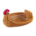 thumbnail image 1 of Oggfader Chicken Duck Goose Shaped Plastic Storage Basket - Multi-functional Decorative Tabletop Organizer for Snacks, Fruits & Small Items, 1 of 6
