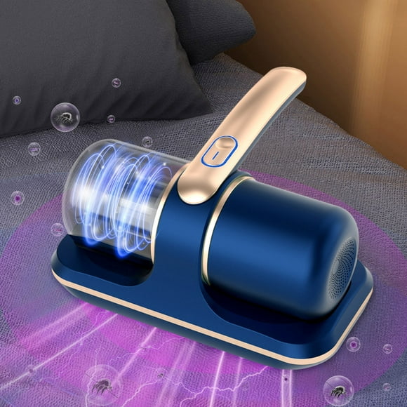 Oggfader Cordless Handheld Vacuum Cleaner Household Remover Bed Vacuum Cleaner Wireless High Suction Machine Removal Blue