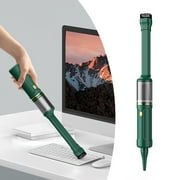 Oggfader Cordless Stick Vacuum Pet Hair Vaccine Cordless Car Vacuum With Powerful Suction Blowing And Vacuuming 2 In 1 Keyboard Cleaner USB Rechargeable Small Car Hard Floor Green
