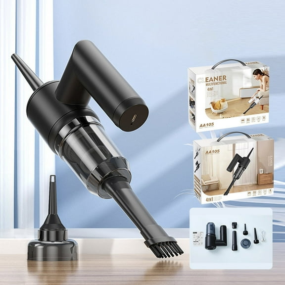 Oggfader Cordless Vacuum Cleaner for Car Handheld Car Vacuum Cleaner Powerful Suction Small Car Vacuum Cleaner Mini Dusts Buster With USB Portable Vacuum Cleaner