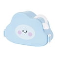 thumbnail image 1 of Oggfader Cute Blue Microwave Safe Bento Box for Ki-ds, Leakproof Divided Plastic Lunch Box - Portable for Sch-ool & Work, 1 of 3