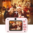 thumbnail image 1 of Oggfader Digital Camera for Kids 10-12 Children's Holiday Gift High-definition Front And Rear Single Shot 2000w Mini 2.0 Inch Video Camera Can Take Pictures Without Card,Pink, 1 of 8